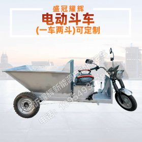 盛冠耀辉电动斗车(一车两斗